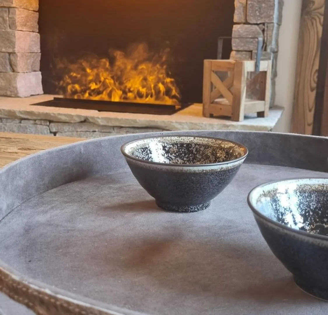 Arcs 1950 Appartement Luxe Type Chalet 5 A 7 Personnes Vue Imprenable Sur Le Montblanc Skis Aux Pieds Les Arcs  아파트 Les Arcs (Savoie)
